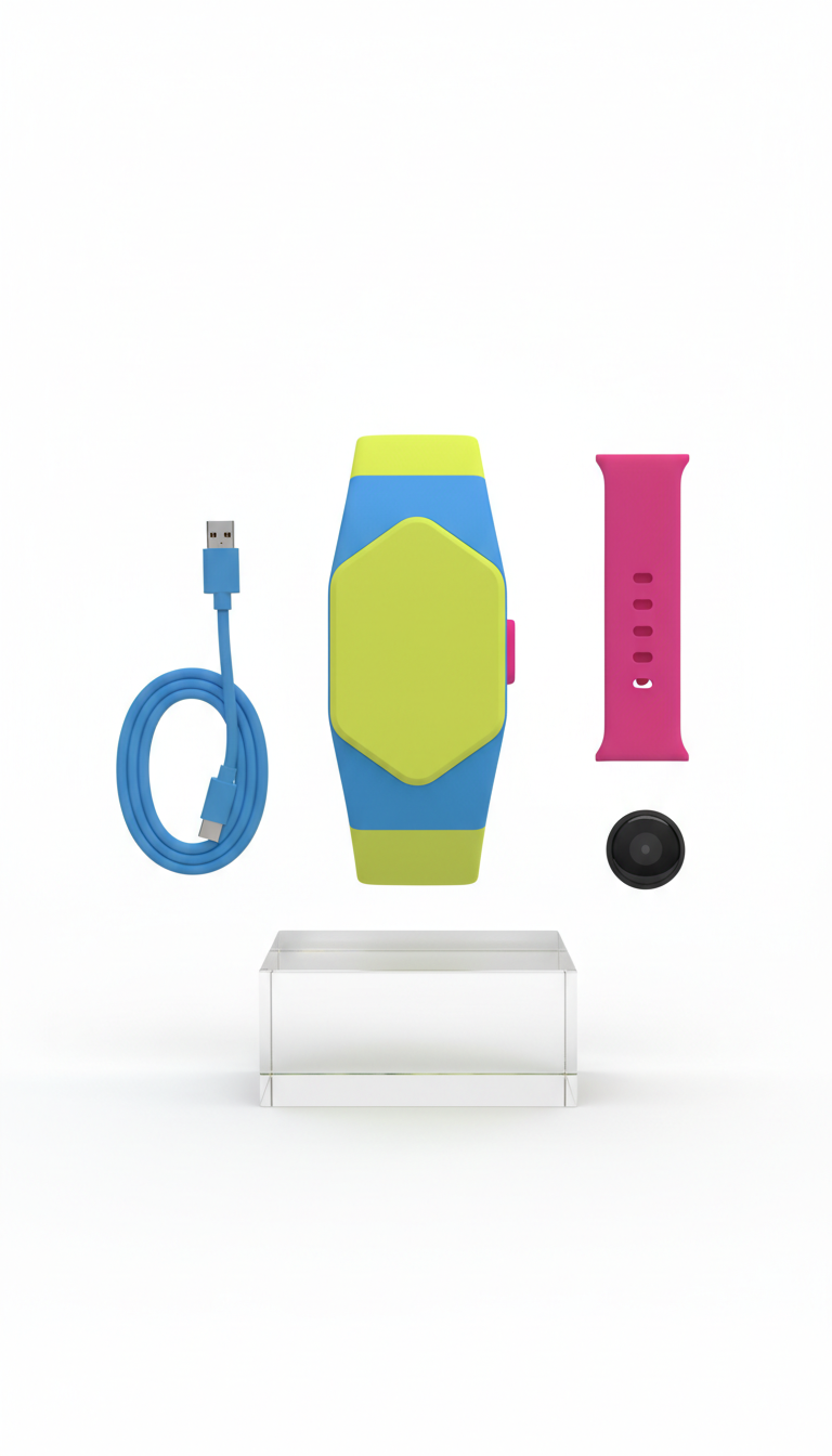 Neon Lemon Fitness Wearable